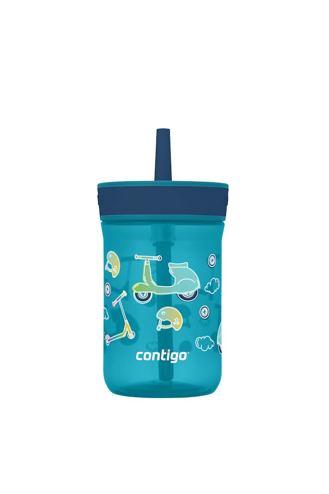 Kids’ Leighton Straw Tumbler with Spill-Proof Leak-Proof Lid, 14oz D9