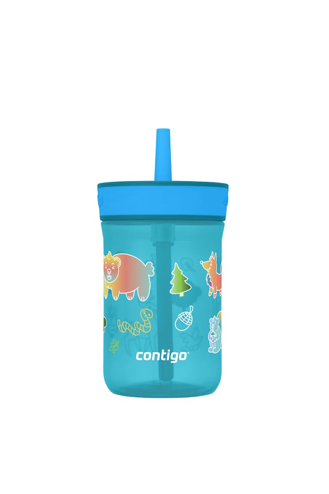 Kids’ Leighton Straw Tumbler with Spill-Proof Leak-Proof Lid, 14oz D9